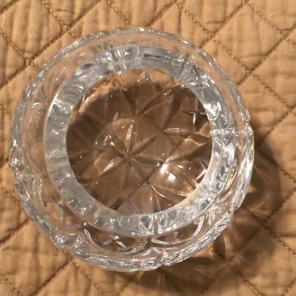 Small Cut Crystal Votive Holder - Picture 3 of 4